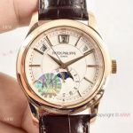 Swiss Copy Patek Philippe Complications Annual Calendar Rose Gold Watch - Newest